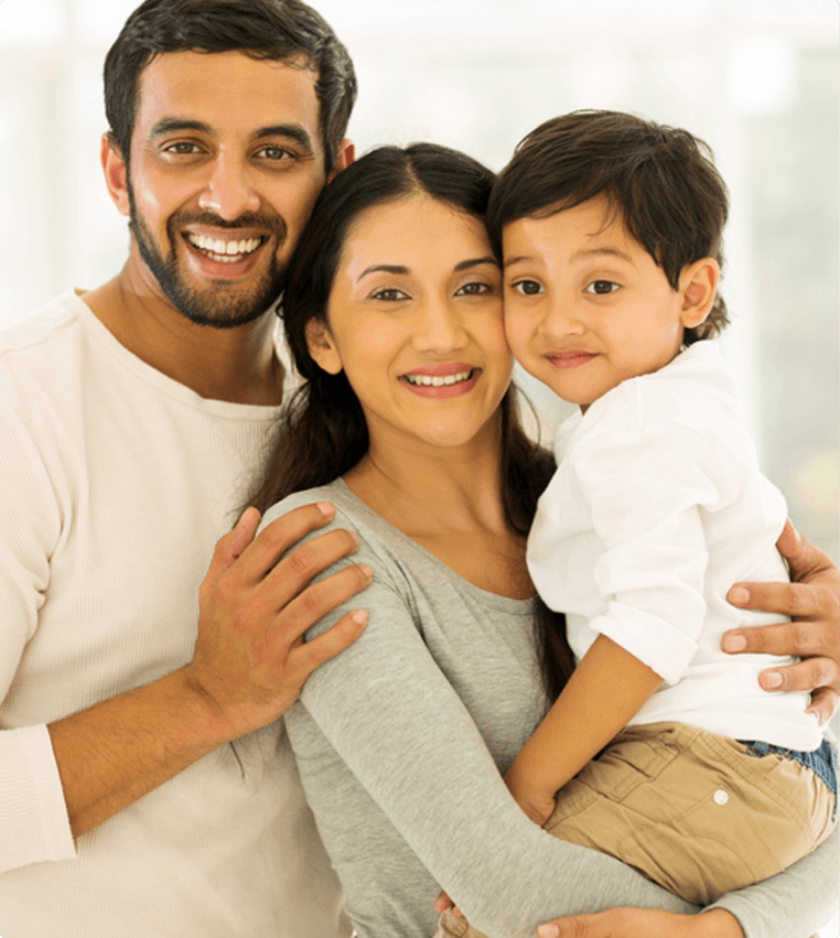 Happy Indian couple